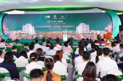 CEO Group đã chính thức khởi công dự án được mong chờ suốt nhiều năm tại Mê Linh CEOHomes Hana Garden