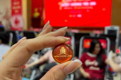 ĐẠI DIỆN HỒNG NHUNG LAND THAM GIA CHƯƠNG TRÌNH HIẾN MÁU TÌNH NGUYỆN, MỘT GIỌT MÁU ĐÀO - TÌNH NGHĨA GỬI TRAO