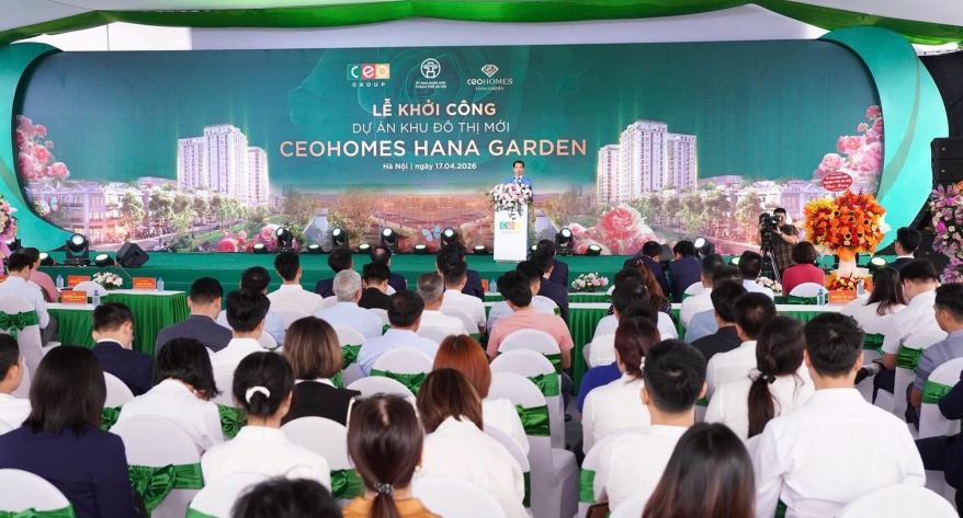 CEO Group đã chính thức khởi công dự án được mong chờ suốt nhiều năm tại Mê Linh CEOHomes Hana Garden