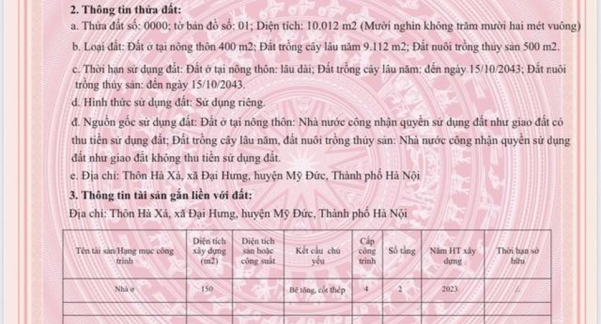 Hà Nội cấp hơn 68.000 giấy chứng nhận quyền sử dụng đất có mã QR