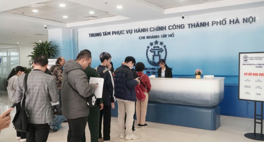 Hà Nội: Tiếp nhận 100% hồ sơ liên quan đến đất đai qua hình thức trực tuyến