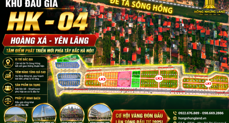 KHU ĐẤU GIÁ HK-04 HOÀNG XÁ YÊN LÃNG HÀ NỘI