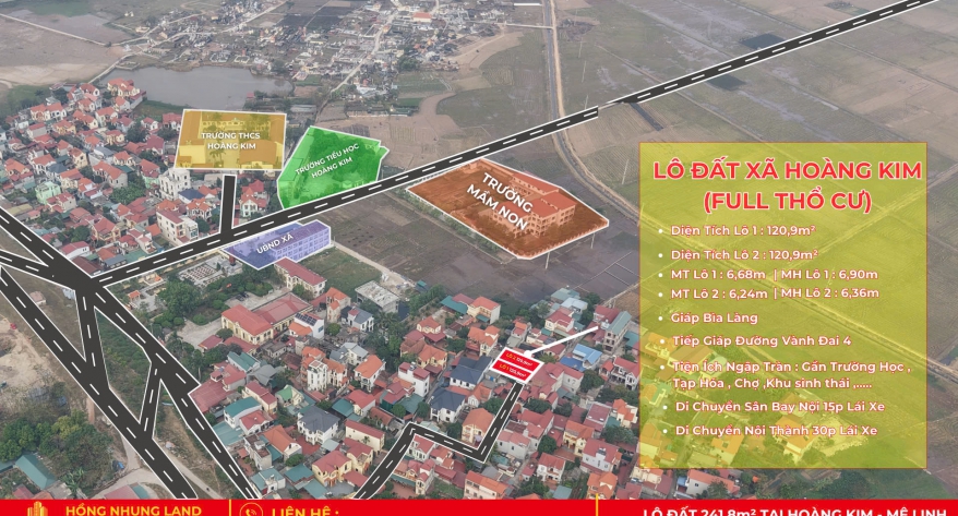 Lô Đất 241,8m² Tại Hoàng Kim | Cơ Hội Đầu Tư Sinh Lời – Lô Đất Vị Trí Đắc Địa, Tiện Ích Ngập Tràn